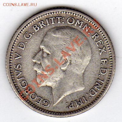 Ag Великобритания 6 пенсов 1929 до 20.02-22ч (1188) - img291