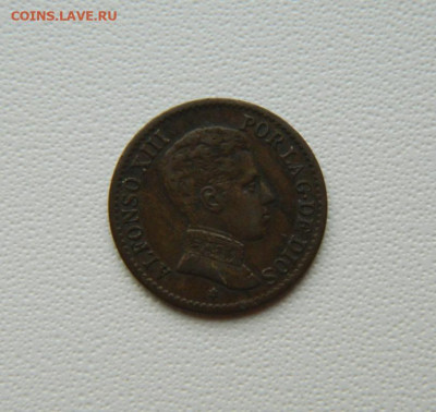 Испания 1 сентимо 1906 г. до 08.08.25 - DSCN6600.JPG