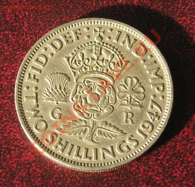Великобритания, 2 Шиллинга 1947 (18.02) - P1010087