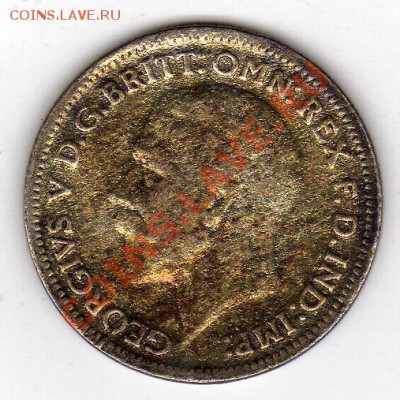 Ag Великобритания 6 пенсов 1933 до 20.02-22ч (1188) - img299