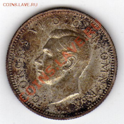 Ag Великобритания 6 пенсов 1940 до 20.02-22ч (1188) - img313
