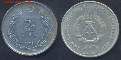 Турция 2,5 лиры 1978 г.5.08.2025 г. 22 -00 МСК. - ГДР2