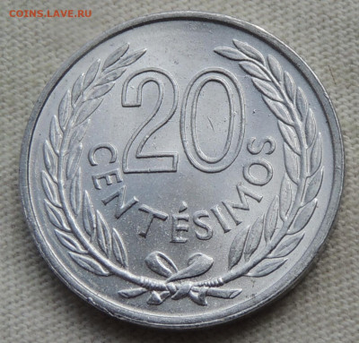 Уругвай 20 сентесимо 1965 до 10.08.2025 - Уругвай 20 сентесимо 1965.JPG