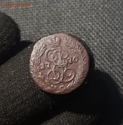 ЕКАТЕРИНА II Полушка 1770 года ЕМ До 10.08 - 20250617_204330
