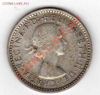 Ag Австралия 6 пенсов 1960 до 20.02-22ч (1480) - img337