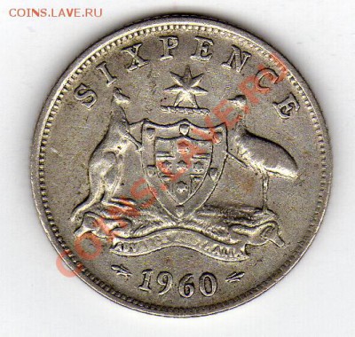 Ag Австралия 6 пенсов 1960 до 20.02-22ч (1480) - img338