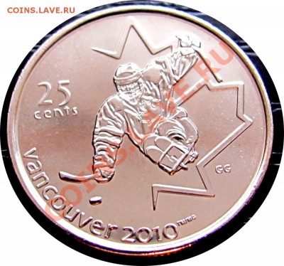 G87 Канада 25¢ Sledge Hockey 2009 UNC до 22.02 в 22°° - G87 25c Sledge Hockey_1