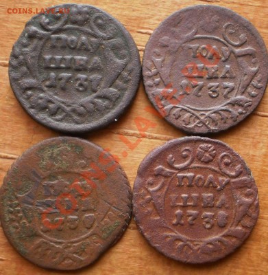 полушка  Год: 1736,37.(8шт)  Окончание:до20.02.12.в22-00мск. - P2160330.JPG