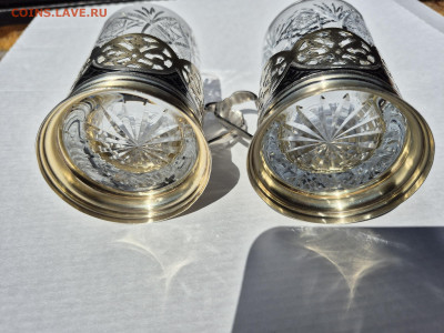 2 подстаканника хрусталь, серебро. до 09.08. - 20250731_122425