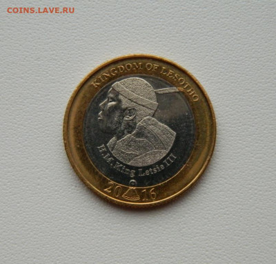 Королевство Лесото 5 малоти 2016 г.(БИМ)Юбилейная до11.08.25 - DSCN6793.JPG