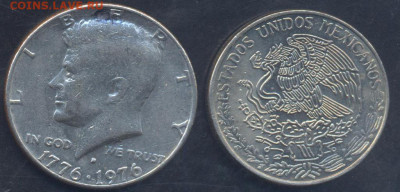 США 50 центов 1976 г.8.08.2025 г. 22 -00 МСК. - Мексика1