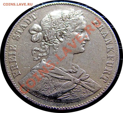 Талер 1860 Франкфурт, оценка - 1860 1 Thaler Frankfurt_1
