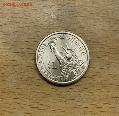 США 1$ доллар 2007 Президент США Джон Адамс двор D - ssha_1_dollar_2007_prezident_ssha_dzhon_adams_dvor_d (1)