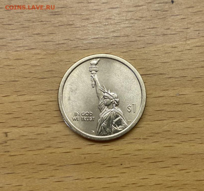 США 1$ доллар 2018 двор D Первый патент UNC - ssha_1_dollar_2018_dvor_d_amerikanskie_innovacii_pervyj_patent_unc (1)