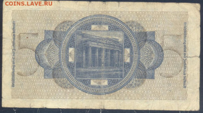 Германия 5 марок 1939-45 г. Для оккупированных территорий. - 5 м1