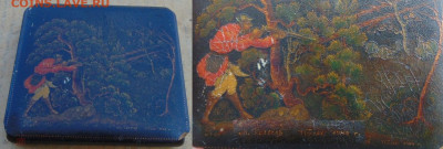Шкатулка Палех Худ. М. Колосов 1938 год - 339365656.0