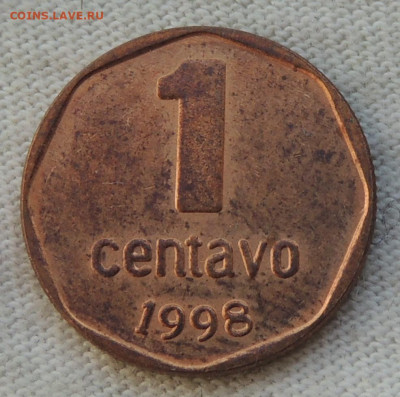 Аргентина 1 сентаво 1998 до 10.08.2025 - Аргентина 1 сентаво 1998.JPG