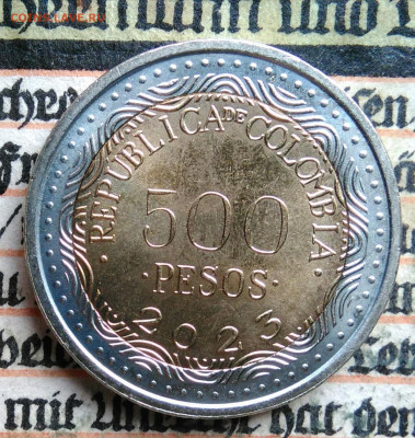 Колумбия 500 песо 2023 года до 11.08.2025 - IMG_20250808_013955