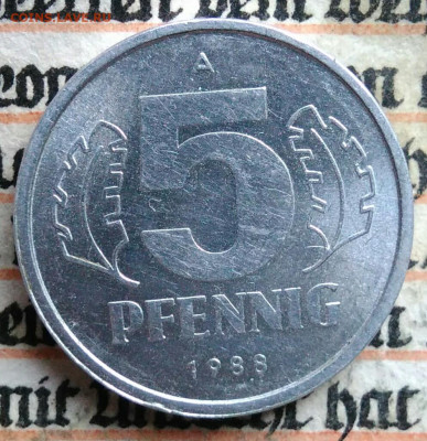 Германия ГДР 5 пфеннигов 1988 года до 11.08.2025 - IMG_20250803_153500