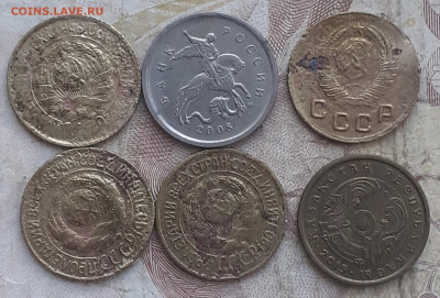 1 копейка 1926, 1927, 1931, 1949, 2008; 1 тенге 2015 - 20250809_092900