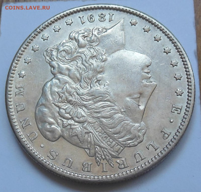 c 200 р USA One Dollar 1891 до 15.08.25-21:00 - DSCN2082.JPG