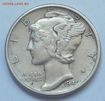 c 200 р USA One Dime 1945 до 15.08.25-21:00 - DSCN2107.JPG