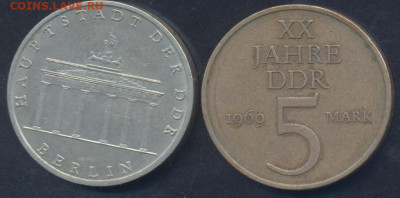 ГДР 5 марок 1971 г. 11.08.2025 г. 22 -00 МСК. - ГДР1