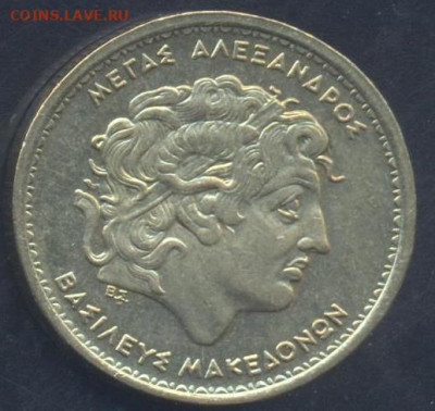 Греция 100 драхм 1990 г.  11.08.2025 г. 22 -00 МСК. - Греция1