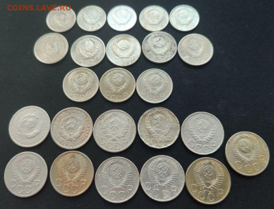 Монеты СССР до 1957 г. 24 шт. без повторов, до 22.00 14.08 - 4
