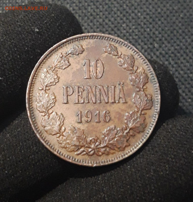 Николай II РУССКАЯ ФИНЛЯНДИЯ 10 ПЕННИ 1916 года До 16.08 - 20250713_215048