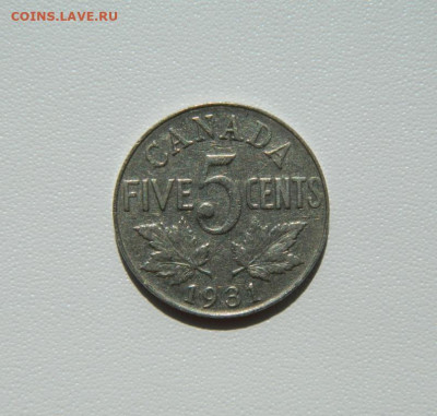 Канада 5 центов 1931 г. до 16.08.25 - DSCN6826.JPG