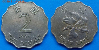 Гонконг - 2 доллара 1994 года до 15.08 - Гонконг 2 доллара, 1994