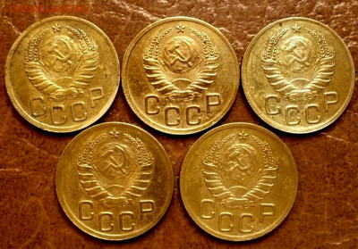 3 копейки 1938 год.UNC(5монет) до 15.08.2025 в 22.00! - 11zon_cropped (12)