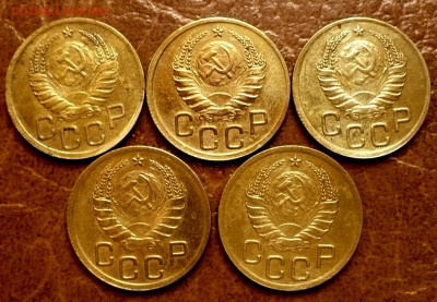 3 копейки 1938 год.UNC(5монет) до 15.08.2025 в 22.00! - 11zon_cropped (11)