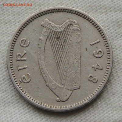 Ирландия 3 пенса 1948 до 17.08.2025 - Ирландия 3 пенса 48 .JPG