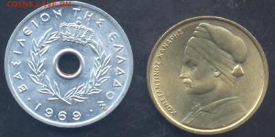 Греция 10 лепта 1969 г.14.08.2025 г. 22 -00 МСК. - Греция