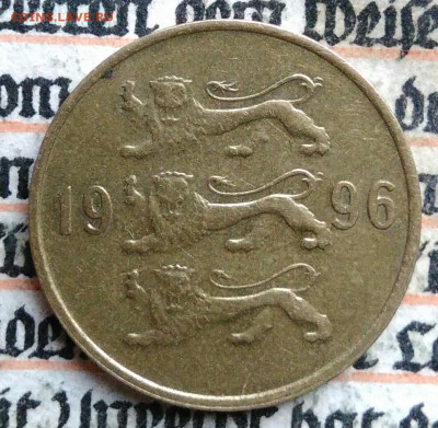 Эстония 20 центов 1996 года до 18.08.2025 - IMG_20250813_020810