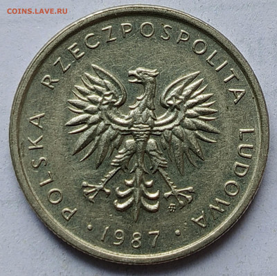 Польша 10 злотых 1987 г. до 20.08 - 18б