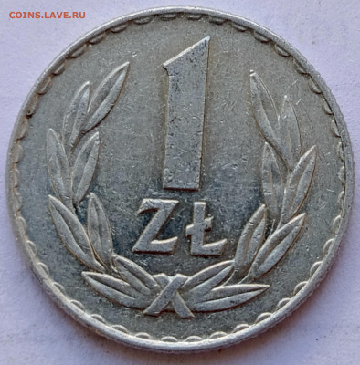 Польша 1 злотых 1974 г. до 20.08 - 40а