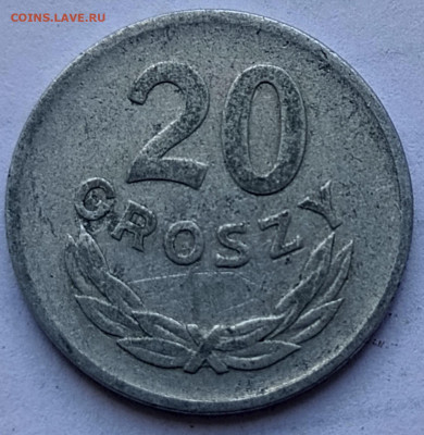 Польша 20 грошей 1949 г. до 20.08 - 53б