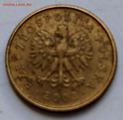 Польша 1 грошей 2003 г. до 20.08 - 76б