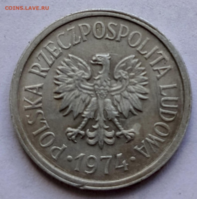 Польша 10 грошей 1974 г. до 20.08 - 65б
