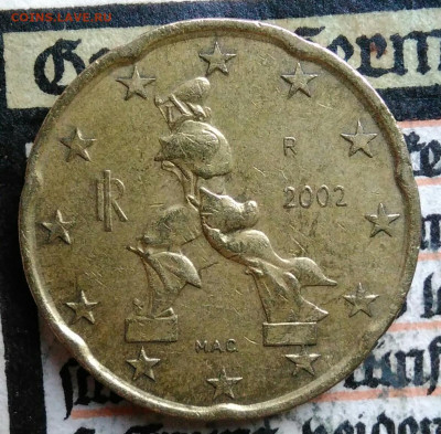 Италия 20 центов 2002 года до 18.08.2025 - IMG_20250811_232157
