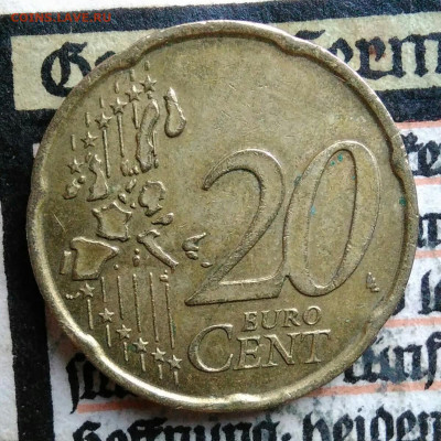 Италия 20 центов 2002 года до 18.08.2025 - IMG_20250811_232212