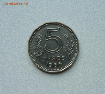 Аргентина 5 песо 1966 г. (Парусник) до 21.08.25 - DSCN7049.JPG