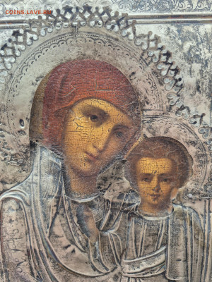 Старинная икона Казанской Богородицы в серебре 84. до 19.08. - 20250803_130504
