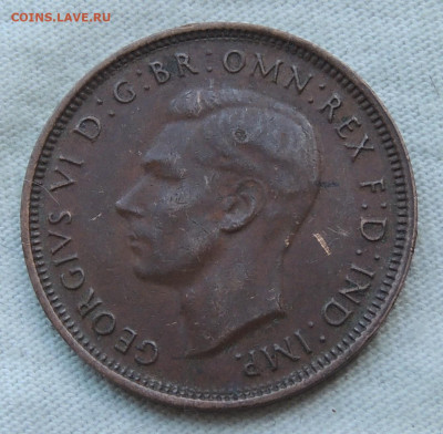 Австралия ½ пенни 1948. №3 до 20.08.2025 - Австралия ½ пенни 48.3 .JPG