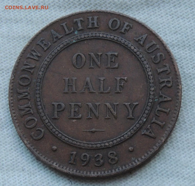 Австралия ½ пенни 1938 до 20.08.2025 - Австралия ½ пенни 38.JPG