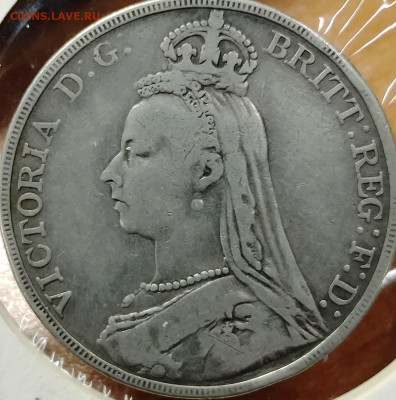 Великобритания 1 крона 1891 до 18.08 - IMG_20250815_190410_556