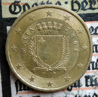 Мальта 10 центов 2008 года до 18.08.2025 - IMG_20250811_183741